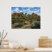 Barker Dam Loop Wandern im Joshua Tree Nationalpar Poster (Küche)