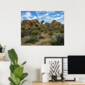 Barker Dam Loop Wandern im Joshua Tree Nationalpar Poster (Heimbüro)