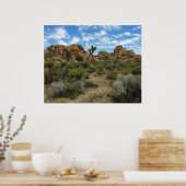 Barker Dam Loop Wandern im Joshua Tree Nationalpar Poster (Küche)