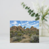 Barker Dam Loop Wandern im Joshua Tree Nationalpar Postkarte (Stehend Vorderseite)