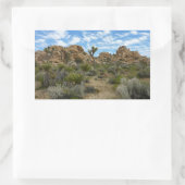 Barker Dam Loop Wandern im Joshua Tree Nationalpar Rechteckiger Aufkleber (Tasche)