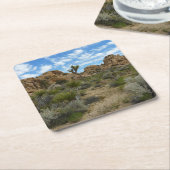 Barker Dam Loop Wandern im Joshua Tree Nationalpar Rechteckiger Pappuntersetzer (angewinkelt)