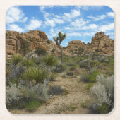 Barker Dam Loop Wandern im Joshua Tree Nationalpar Rechteckiger Pappuntersetzer (Vorderseite)