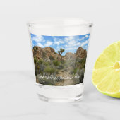 Barker Dam Loop Wandern im Joshua Tree Nationalpar Schnapsglas (Vorderseite)