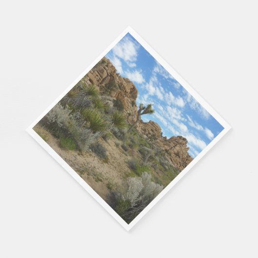 Barker Dam Loop Wandern im Joshua Tree Nationalpar Serviette (Ecke)