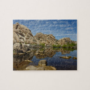 Barker Dam Reflection bei Joshua Tree I Puzzle