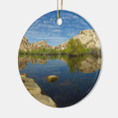 Barker Dam Reflection bei Joshua Tree II Keramik Ornament (Links)