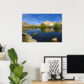 Barker Dam Reflection bei Joshua Tree II Poster (Heimbüro)
