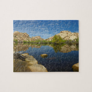 Barker Dam Reflection bei Joshua Tree II Puzzle