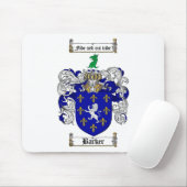BARKER-FAMILIENWAPPEN - BARKER-WAPPEN MOUSEPAD (Mit Mouse)