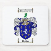 BARKER-FAMILIENWAPPEN - BARKER-WAPPEN MOUSEPAD (Vorne)
