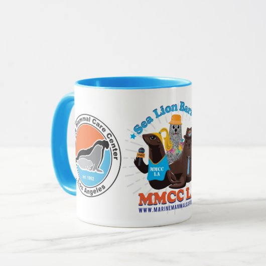 Barker Personal u. MMCC Logo-Tasse Tasse (Vorderseite Links)