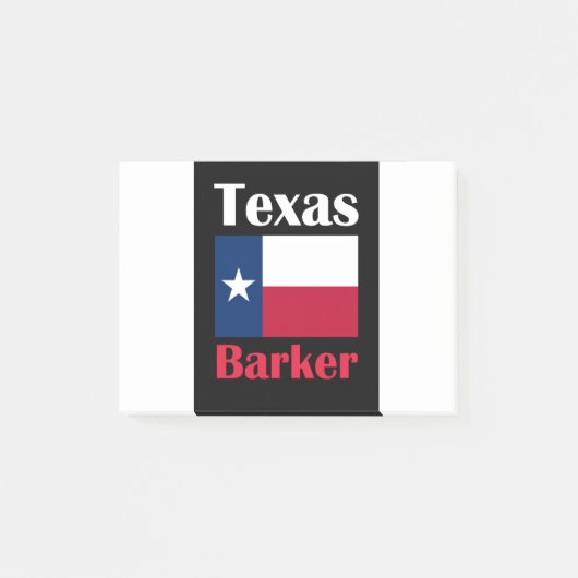 Barker Post-it Klebezettel (Vorderseite)