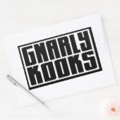 BARKER SKATEBOARDS (GNARLY KOOKS) Sticker (Umschlag)