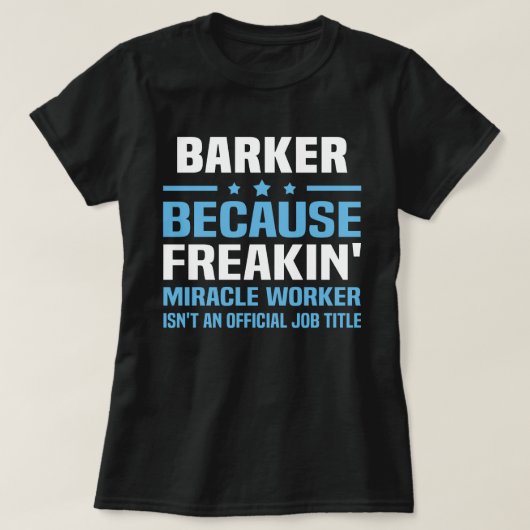 Barker T-Shirt (Design vorne)