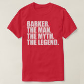 BarkerBarker Familienname Barker Nachname Barker S T-Shirt (Design vorne)