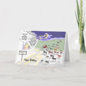 Barking Dog Kennels Amusing Birthday Card Karte (Vorderseite)