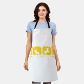 Barking Good Style for Canine Lovers Schürze (Getragen)