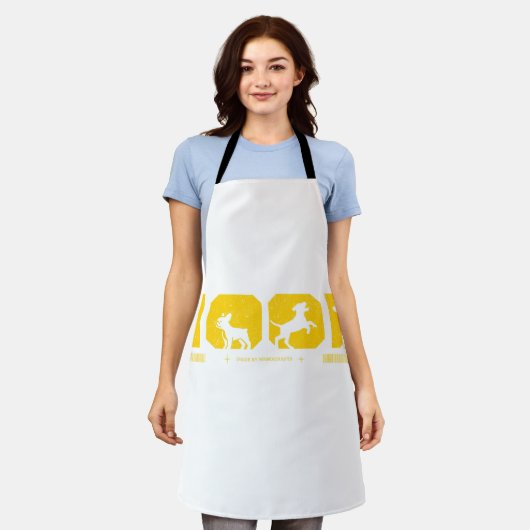 Barking Good Style for Canine Lovers Schürze (Getragen)