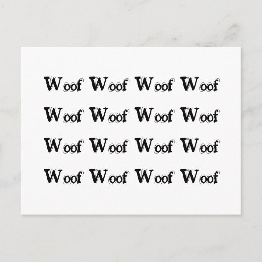 Barking Hund - Nachbarschaftsbeschwerde Postkarte (Vorderseite)