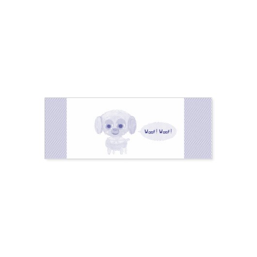 Barking Puppy Permastempel (Design)