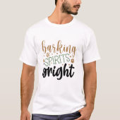 Barking Spirits Bright - Weihnachten T-Shirt (Vorderseite)