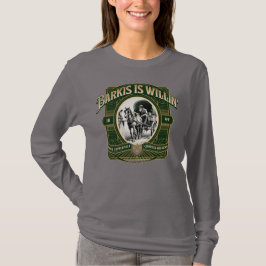 Barkis ist Willig Grüner Literatur-T-Shirt T-Shirt