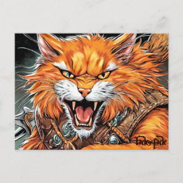 Barkley Barbarian Postcard Postkarte