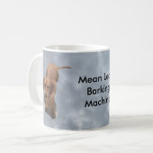 Barkmaschine für niedliche braune Dackel Kaffeetasse (Vorderseite Links)
