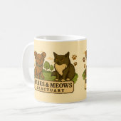 Barks & Meows Sanctuary Kaffeetasse (Vorderseite Links)