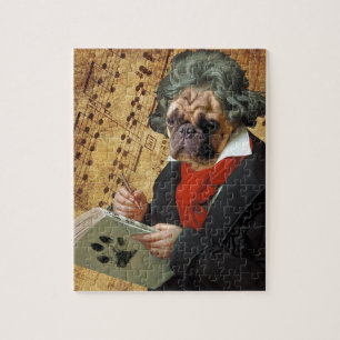 Barkthoven - der Beethoven-Mops Puzzle