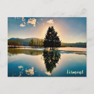Barleywine-See, Vermont Postkarte