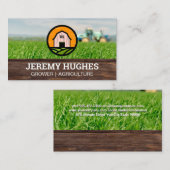 Barlogos | Farmland Traktor Business Card Visitenkarte (Vorne/Hinten)