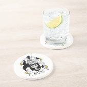 Barlow Familienwappen Sandstein Untersetzer (Seite)