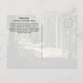 Barlow Road, Oregon National Historic Trail Postkarte (Rückseite)