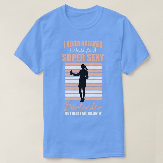 Barman Bar Bartender Pub Flirting Dating 3 T-Shirt (Design vorne)