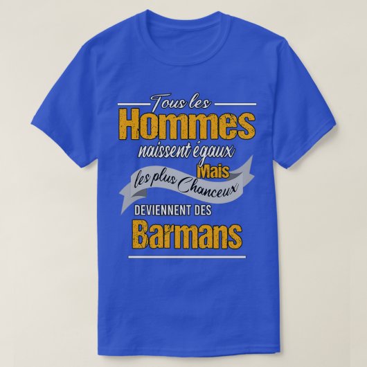 barman cadeau drle pour un barman T-Shirt (Design vorne)