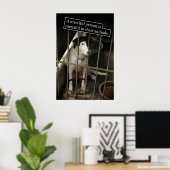 "Barmherzigkeit für Tiere"-Poster Poster (Heimbüro)