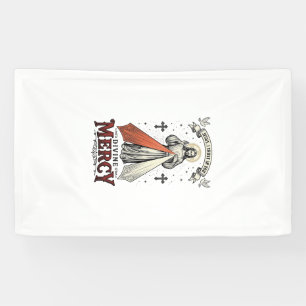 Barmherzigkeit Jesu Ich vertraue auf Dich Vintage- Banner