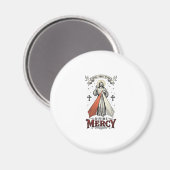 Barmherzigkeit Jesu Ich vertraue auf Dich Vintage- Magnet (Vorderseite/Rückseite)