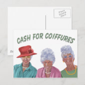 Barmittel für Coiffes Postkarte (Vorne/Hinten)