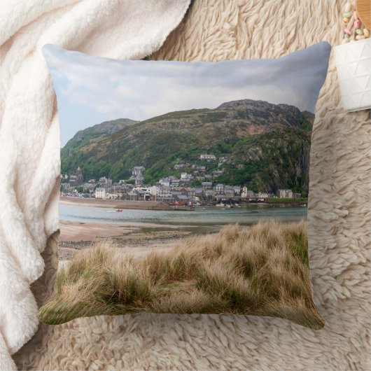 Barmouth und der Fluss Mawddach Kissen (Decke)