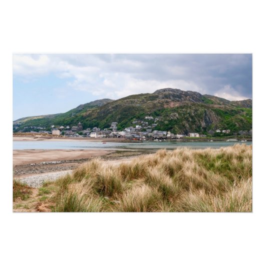 Barmouth und Dinas Oleu Landschaft Fotodruck (Vorne)