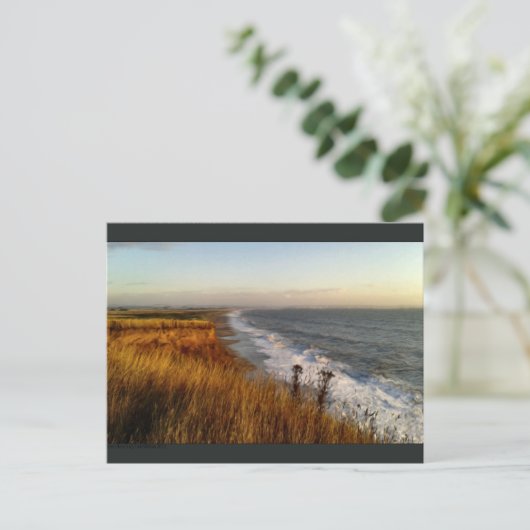 Barmston Beach Postcard Postkarte (Stehend Vorderseite)