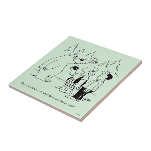 Bärn-Abendessen Fliese (Seite)