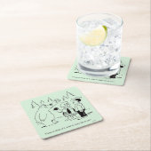 Bärn-Abendessen Rechteckiger Pappuntersetzer (Vor Ort)