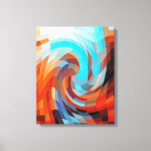 BARN ABSTRAKT LEINWANDDRUCK (Vorderseite)