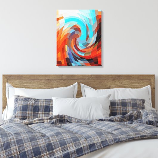 BARN ABSTRAKT LEINWANDDRUCK (Insitu (Schlafzimmer))