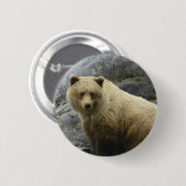 Bärn-Alaska-Tier-Schicksals-Natur Button (Vorne & Hinten)