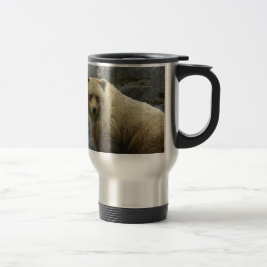 Bärn-Alaska-Tier-Schicksals-Natur Reisebecher (Rechts)